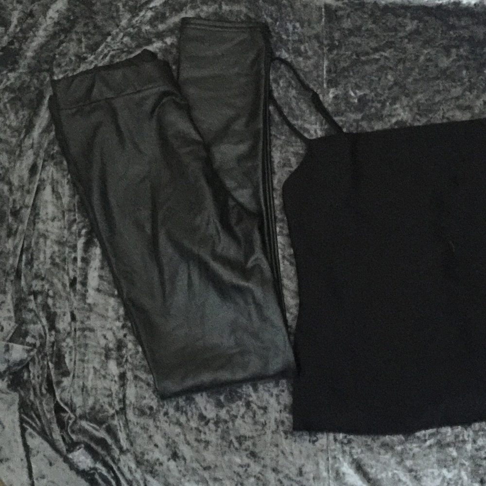 Faux Leather Leggings